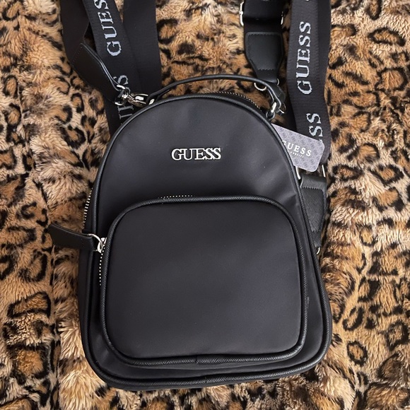 Guess | Bags | Guess Logo Strap Mini Backpack | Poshmark